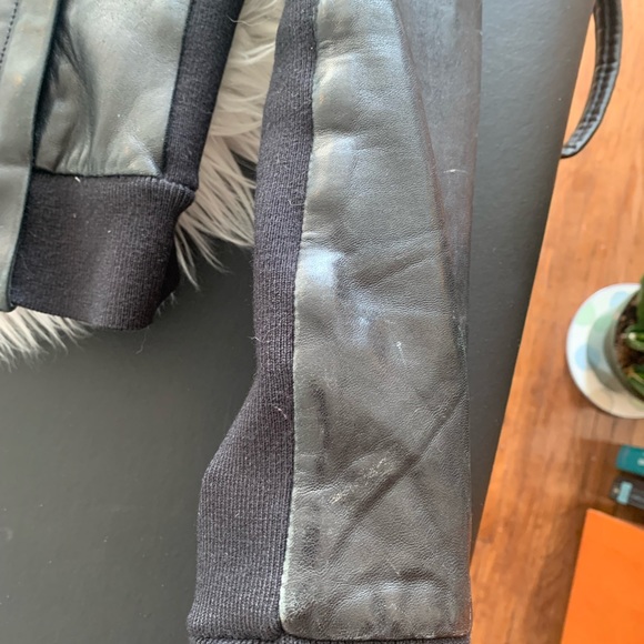 Mackage black leather jacket - Picture 9 of 9